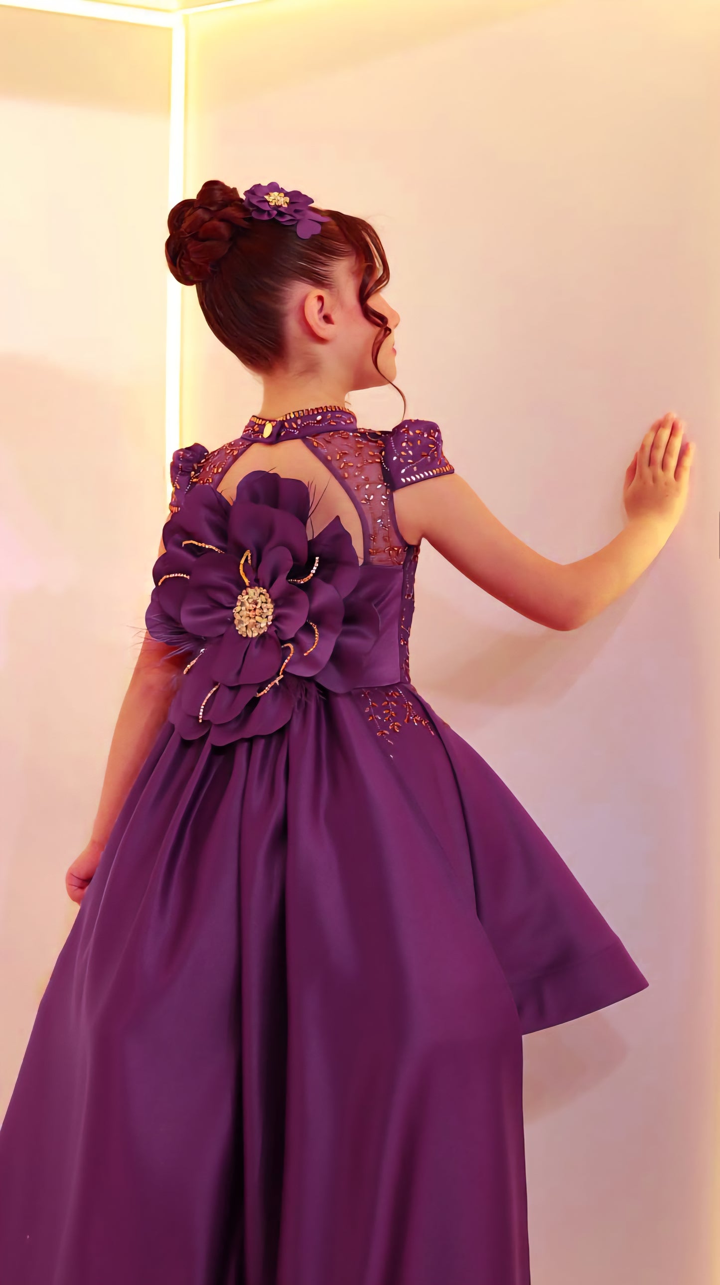 שמלת Little Star בגוון סגול